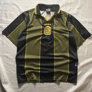 Men's Black & Yellow Short-Sleeve Polo Shirt